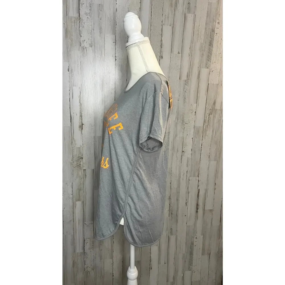 NWT Rivalry Threads Tennessee Volunteers‎ Women's Gray V-Back T-Shirt Size Small - Picture 4 of 5